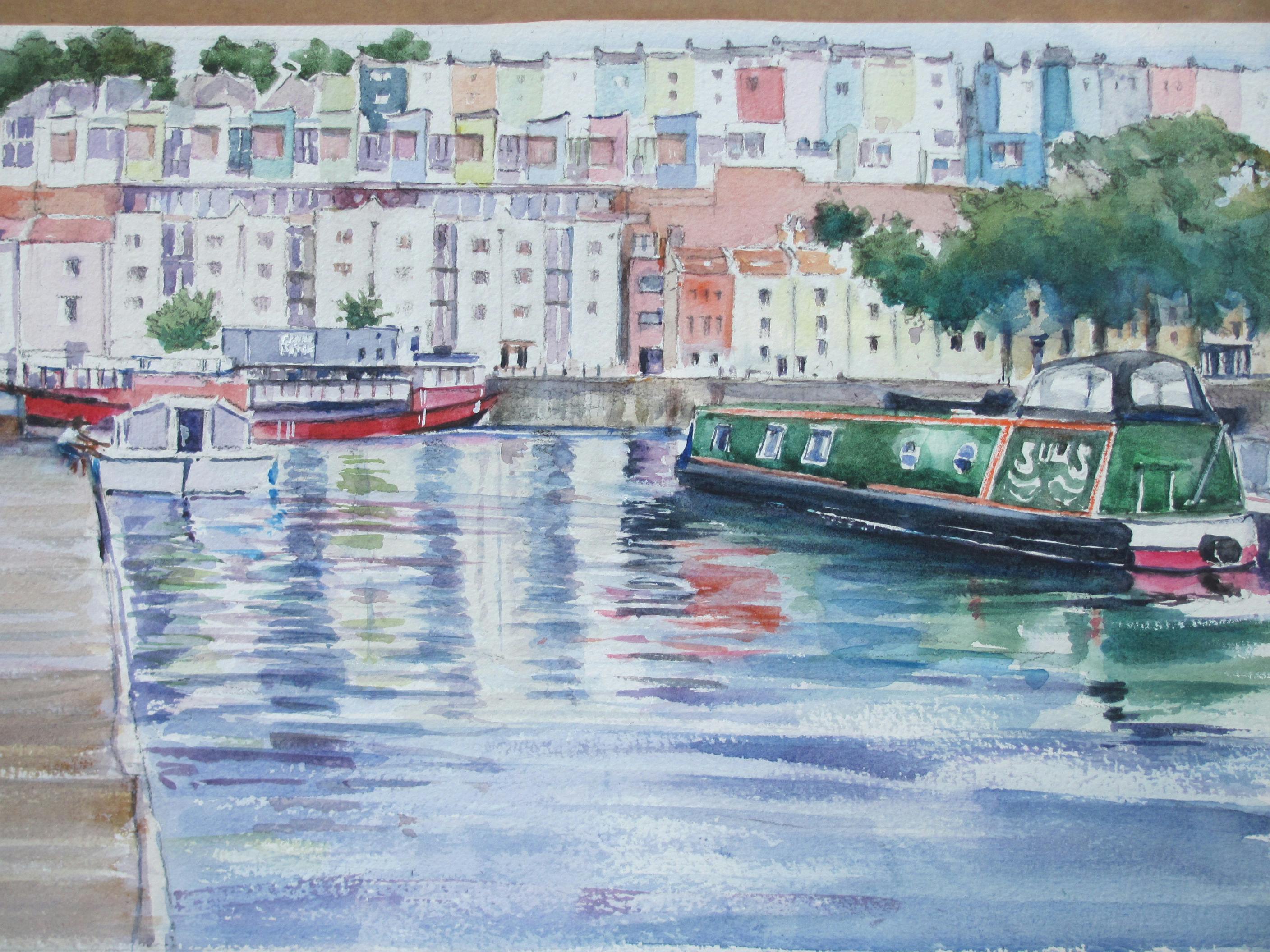 Cover Image for Colourful reflections, Harbourside, Bristol