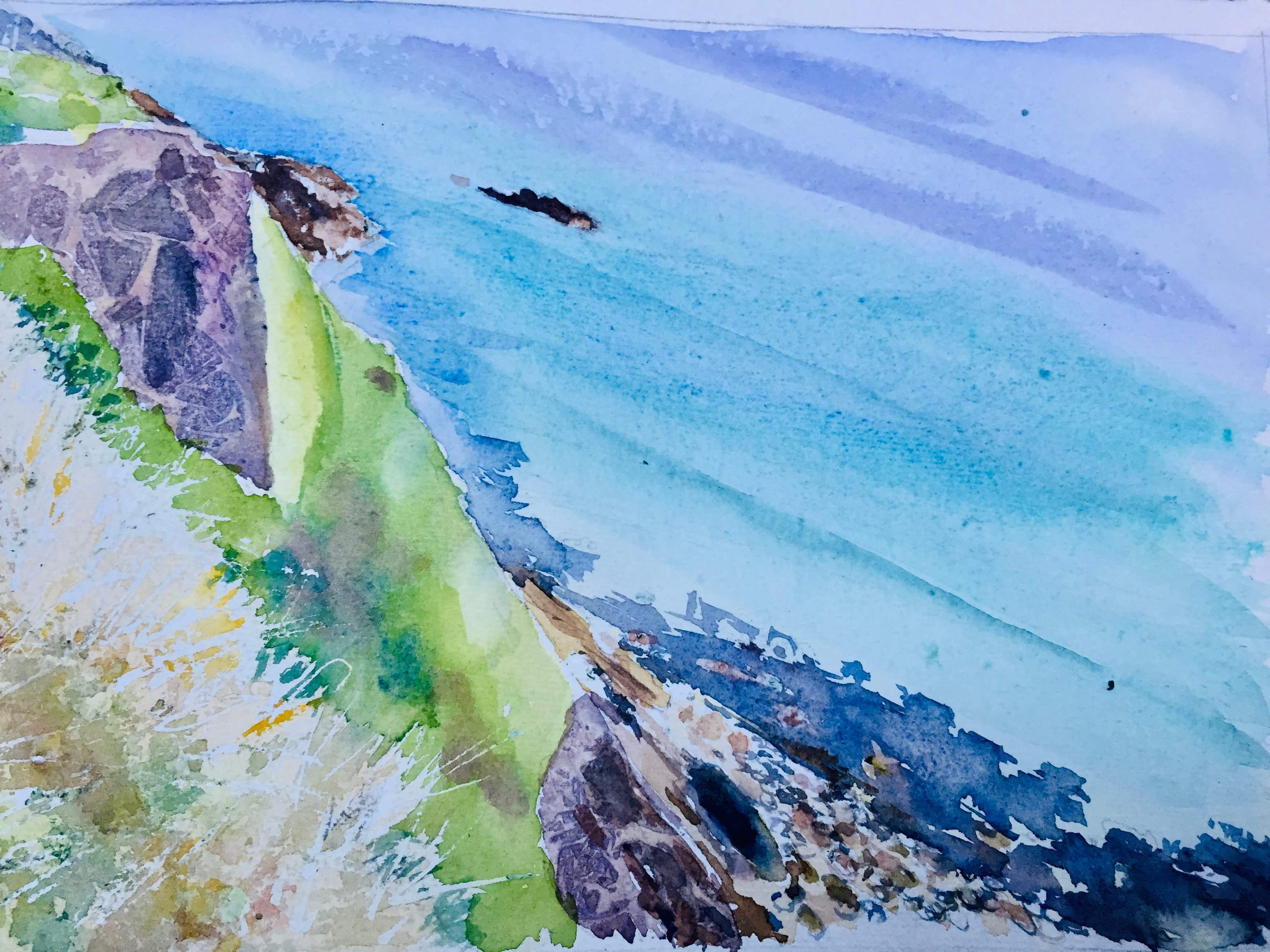 Cover Image for A long way down